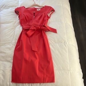 Milly of New York Red Midi Dress